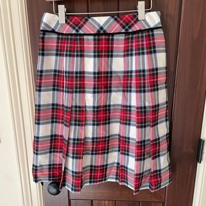 Vintage plaid Pendleton skirt, 8